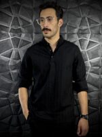تکپوش یقه دار مشکی