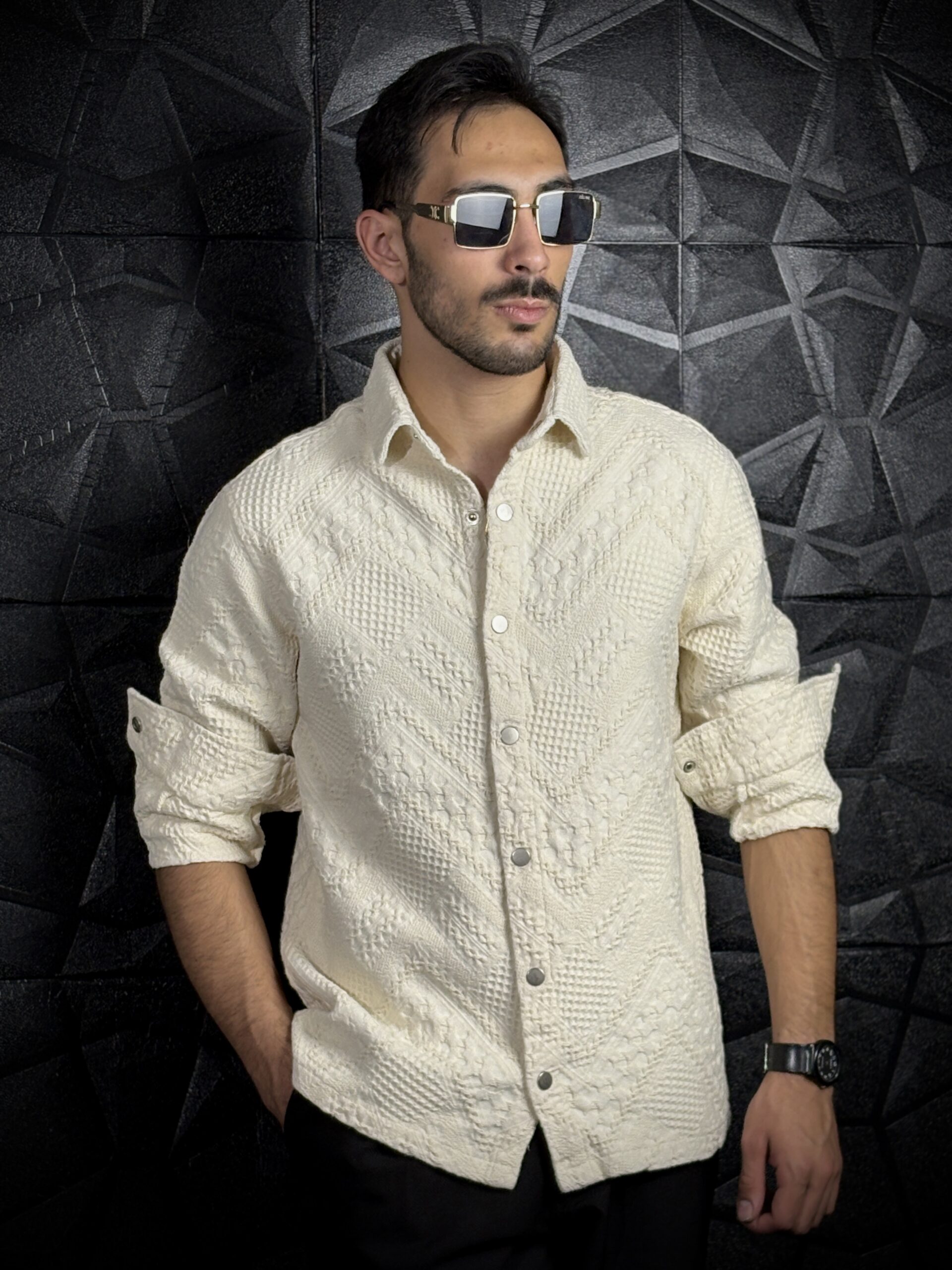 4503019 (2) کت طرح برجسته زارا شیری